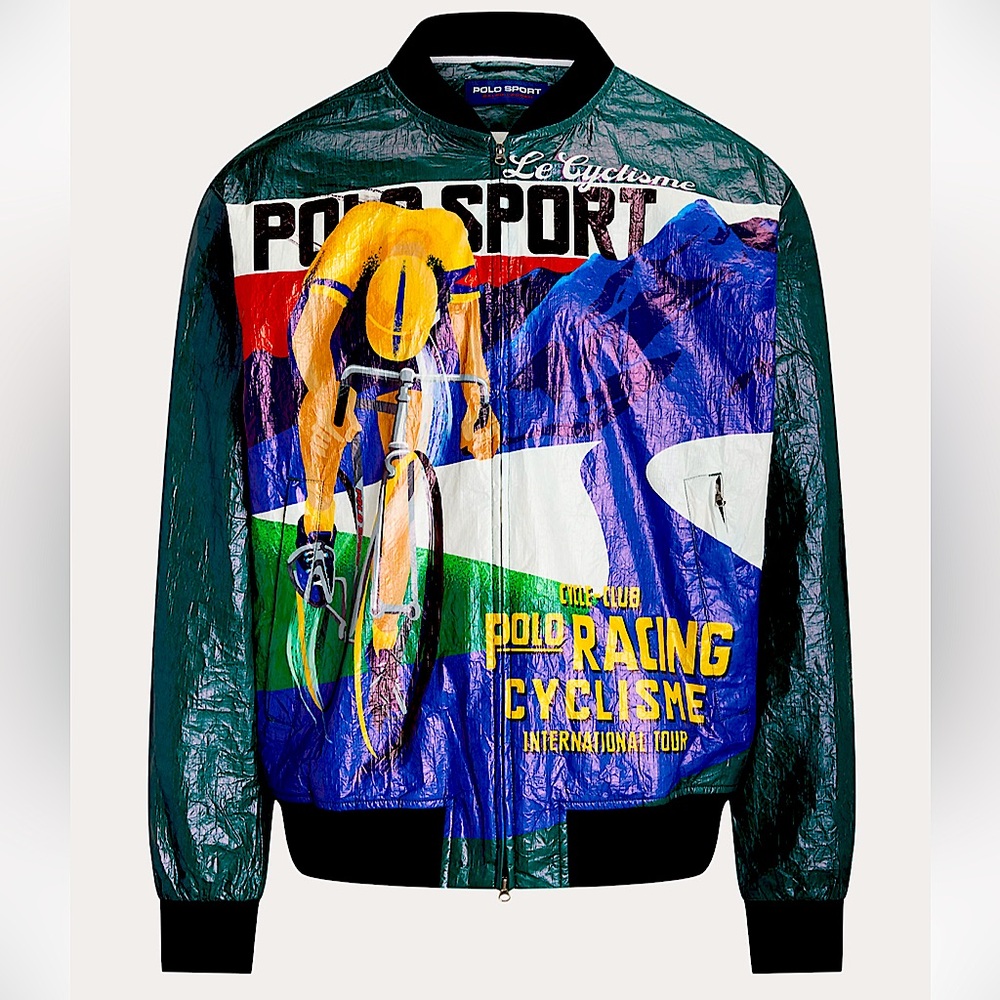 🚴🏾‍♂️ POLO RALPH LAUREN CYCLING WINDBREAKER JACKET CYCLE ME